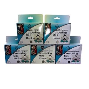 CASCADING MINI HOOKS “Huggable Hangers”
5 Boxes! Set of 10 in each box!